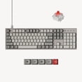 thumbnail image 1 of Keychron C2 Pro 8K 100% Full Size QMK Wired Custom Mechanical Gaming Keyboard TKL, Keychron Super Linear Red Switch, 1 of 6