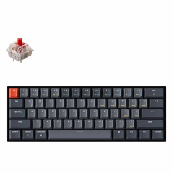 Keychron K12 60% Layout Hot-Swappable Bluetooth Mechanical Keyboard - GREY