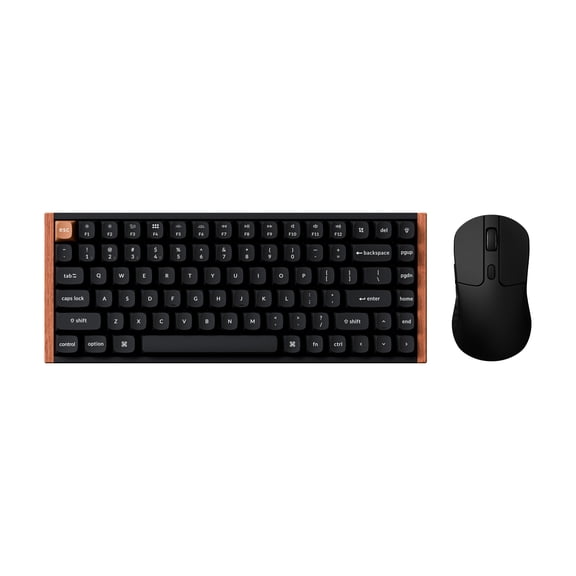 Keychron K2 HE Wireless Magnetic Keyboard & M3 Bluetooth 79g Lightweight Mouse, QMK/2.4GHz, Hall Effect, 3311 Sensor 12000 DPI for Mac/Win/Linux
