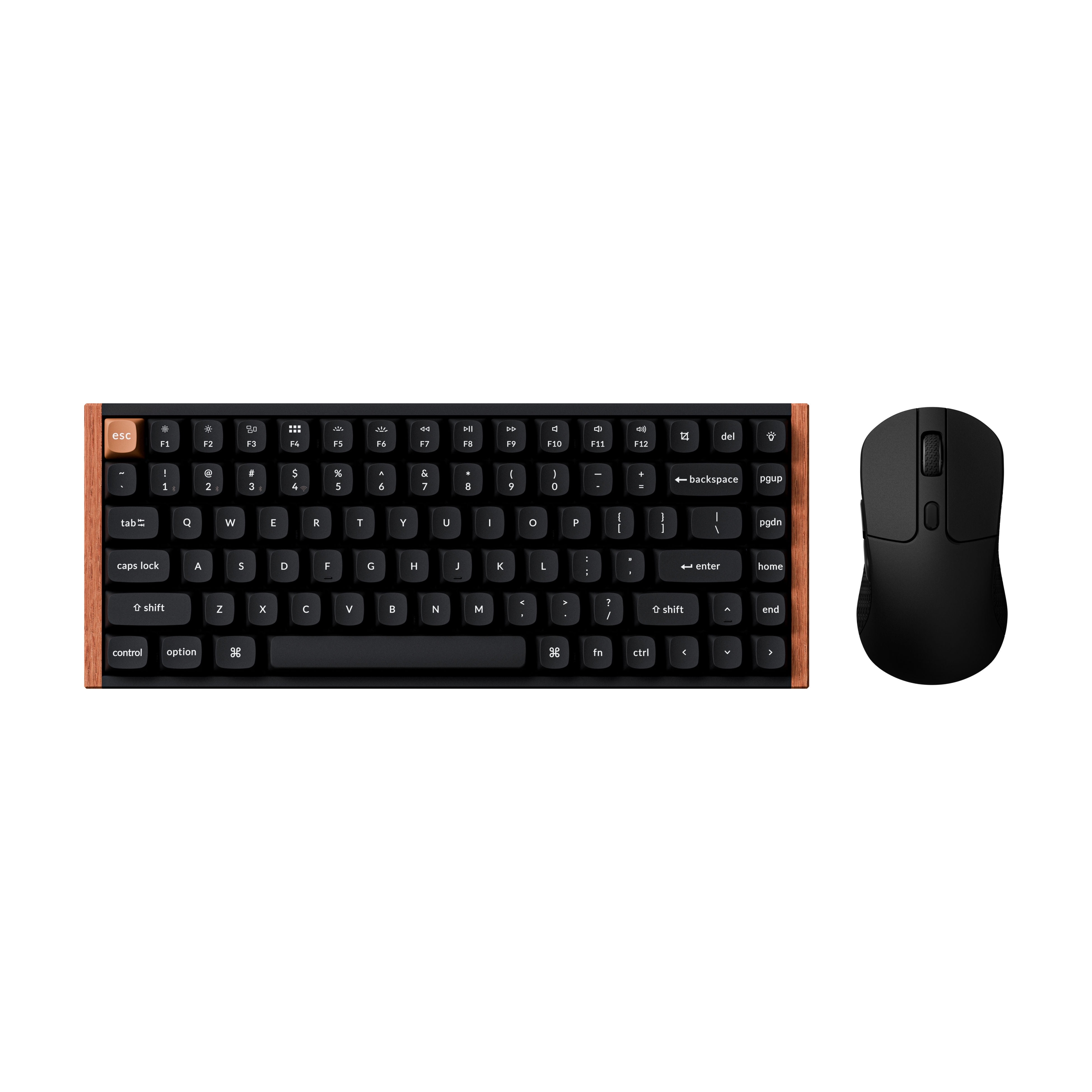 Keychron K2 HE Wireless Magnetic Keyboard & M3 Bluetooth 79g Lightweight Mouse, QMK/2.4GHz, Hall Effect, 3311 Sensor 12000 DPI for Mac/Win/Linux