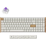 Keychron K4 HE 96% Wireless RGB Magnetic Switch Keyboard, Hall Effect Rapid Trigger, QMK, 2.4G/BT, White