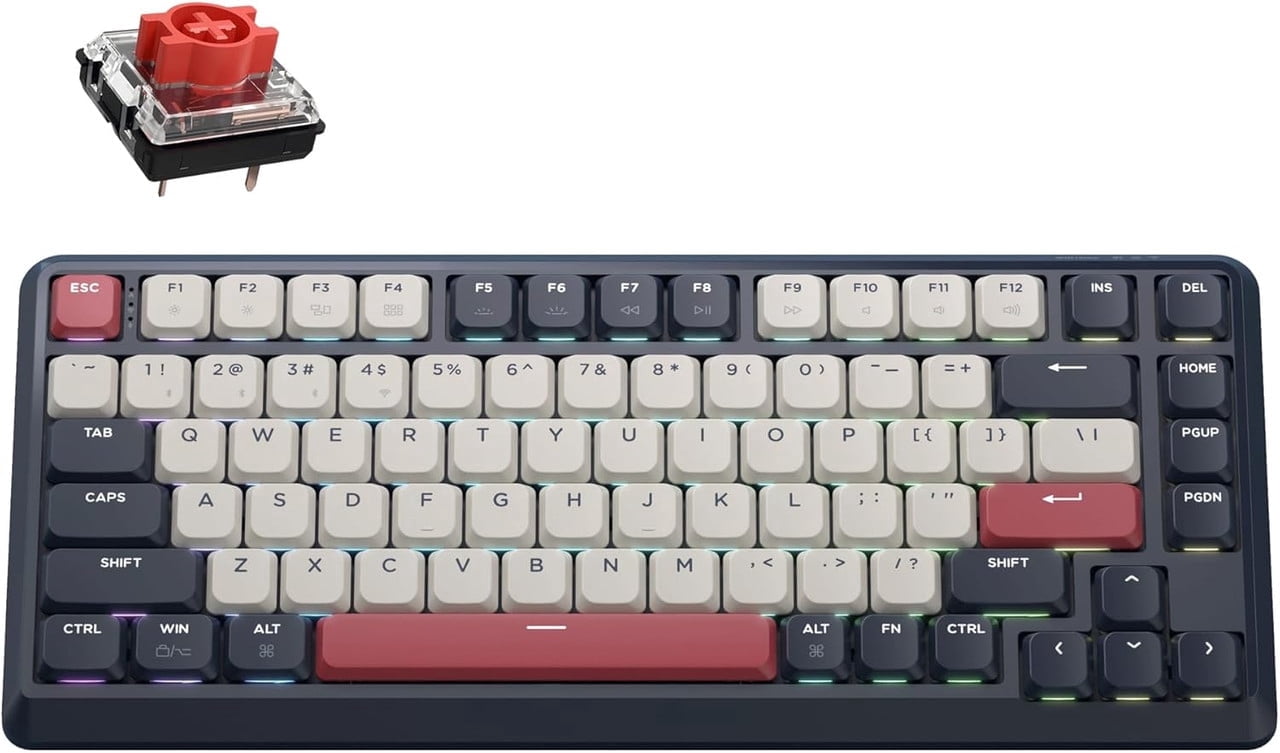 Keychron KJ1 Low Profile Wireless Mechanical Keyboard, 2.4 GHz ...