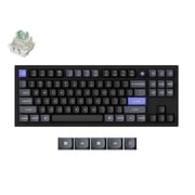 Keychron Q3 HE 8K Magnetic Switch Wired Keyboard, Adjustable Actuation Point Launcher Web App Full Metal Body with PBT Keycaps Hot-Swappable Ultra-Fast Lime Magnetic Switch TKL for Mac Windows Linux