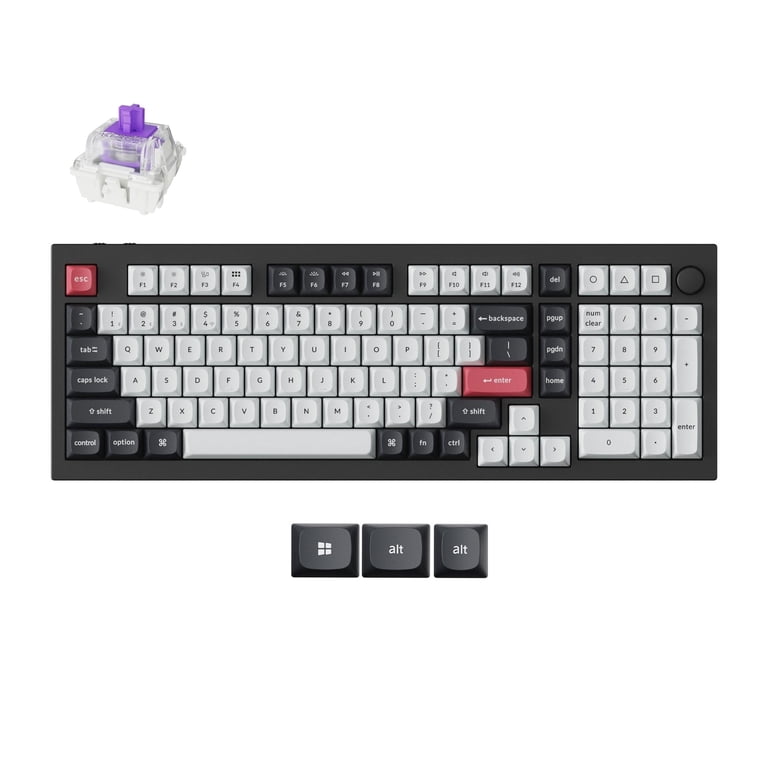 Keychron Q5 HE 96%キーボード Keychron Q5 HE 96% QMK Wireless Custom Hall Effect Gateron