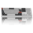 thumbnail image 1 of Keychron Q6 Ultra 8K Polling Rate Aluminum Wireless Mechanical Keyboard, 2.4 GHz/Bluetooth/Wired Full-Size Custom RGB, Hot-Swappable with Keychron Silk POM Red Switch for Mac Windows Linux - White, 1 of 9
