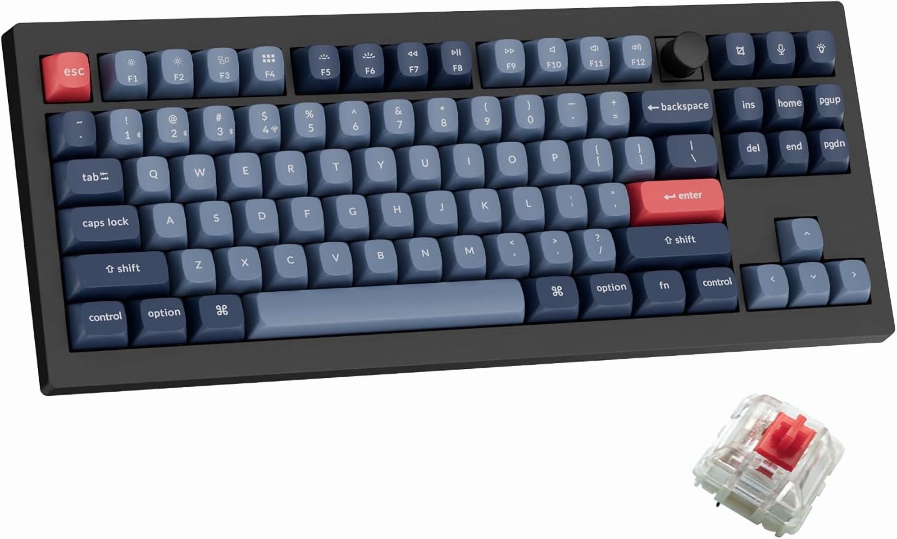 Keychron V3 Max TKL Wireless Mechanical Keyboard, QMK RGB