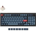 thumbnail image 1 of Keychron V5 Max Custom Wireless Mechanical Gaming Keyboard with Number Pad, 96% Layout QMK/VIA 2.4 GHz/Bluetooth 5.1/Wired, RGB Backlit Hot-Swappable Gateron Brown Switch for Mac Windows Linux, 1 of 7
