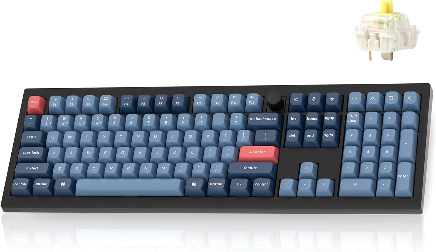 Keychron V6 Max ワイヤレスメカニカルキーボード Keychron-V6-Max-Wireless-
