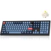 Keychron V6 Max Wireless Custom Mechanical Keyboard, 2.4 GHz Bluetooth QMK Full Size RGB with Hot-Swappable Gateron Bana
