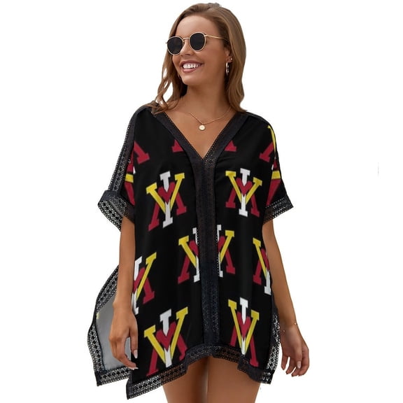 Keydets-VMI Women's Swimsuit Coverup Summer Beach Cover Up Bathing Suit Dress