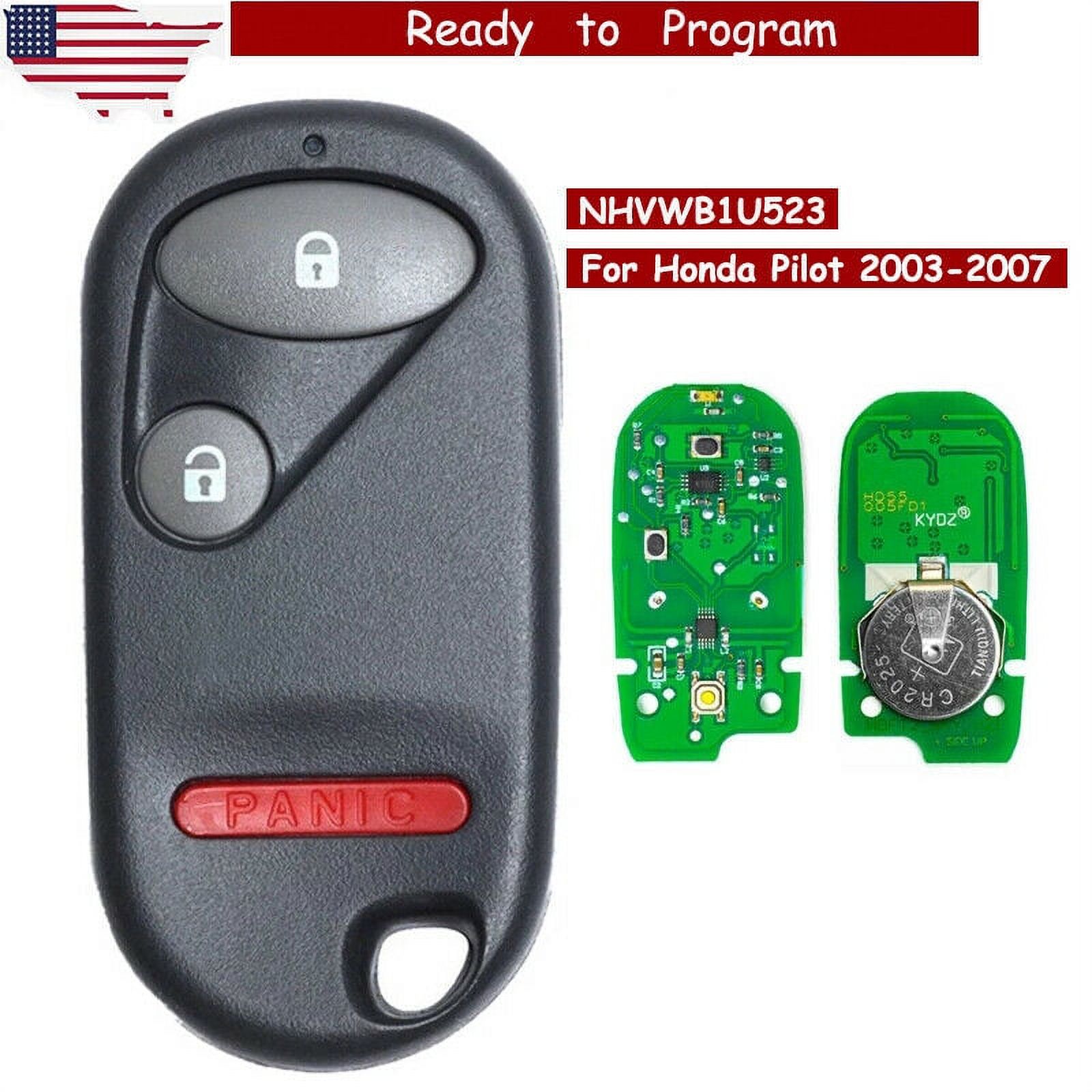 Keyecu NHVWB1U523 NHVWB1U521 Remote Control Car Key Fob 3 Buttons