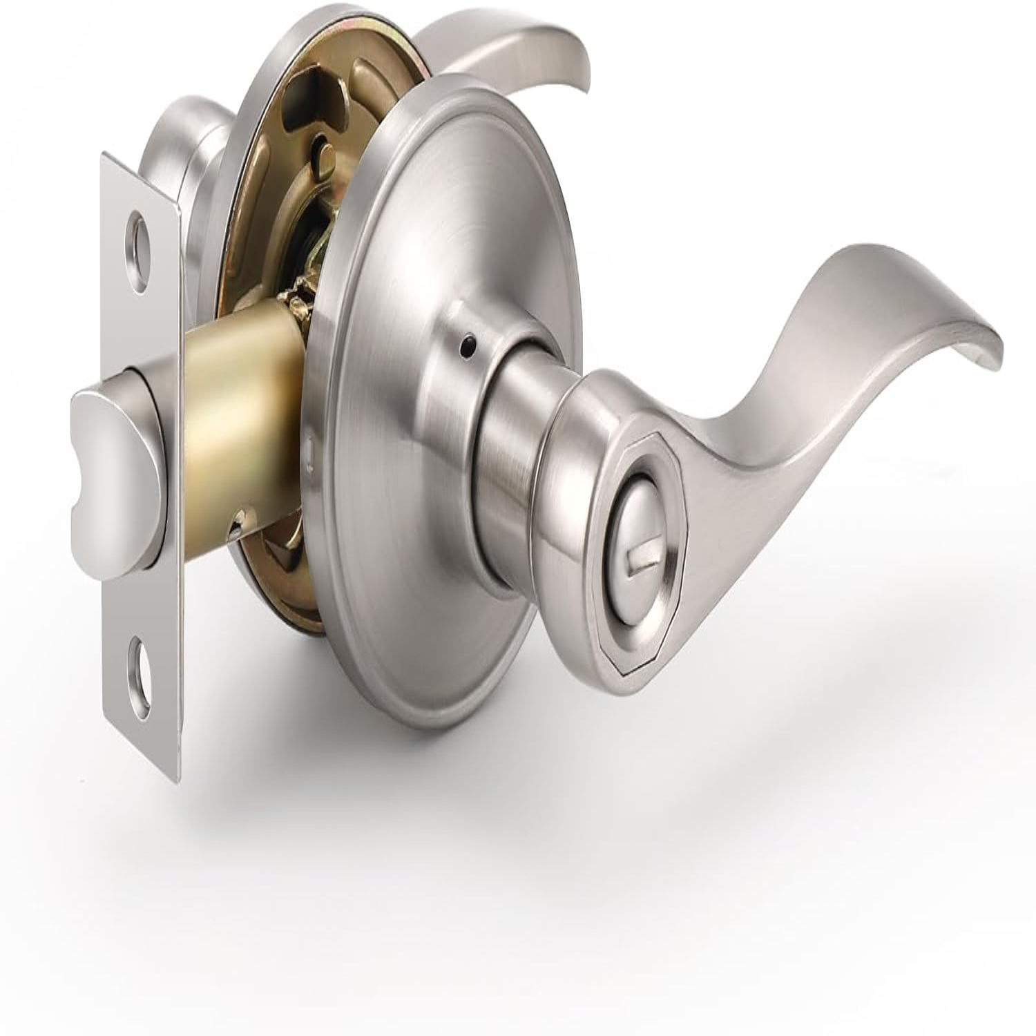 Keyed Alike Door Handle and Deadbolt Locksets Brushed Nickel Door