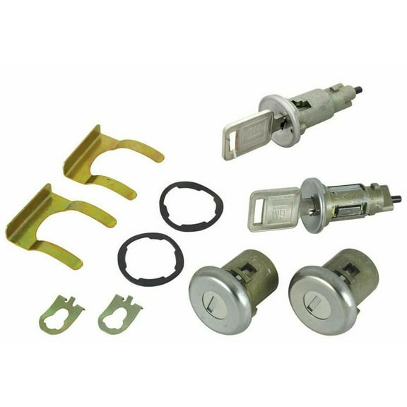 Keyed Alike Ignition Door & Trunk Lock Set 1968 Pontiac Firebird Models