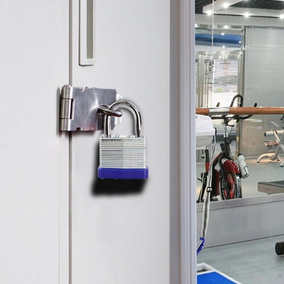 Keyed-Alike Padlocks Outdoor, Reinforced Laminated Steel Body Heavy-Duty 1-9/16" 40MM, Uncuttable Standard Shackle, 24-Pcs-Pack, 48-Pcs Same Keys, for Gym Locker, Toolbox, Shed, Storage