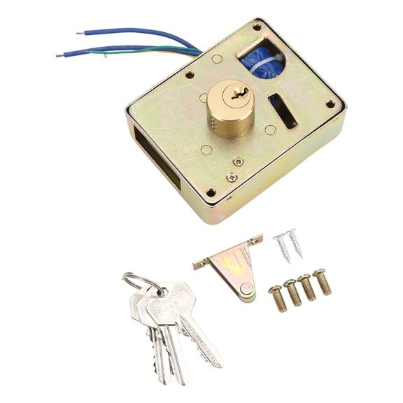 Keyed Cabinet Lock for Hotel, Workshop & Home Use - Control Latch, Easy Open Smart Electric Drawer Lock Sarapandan
