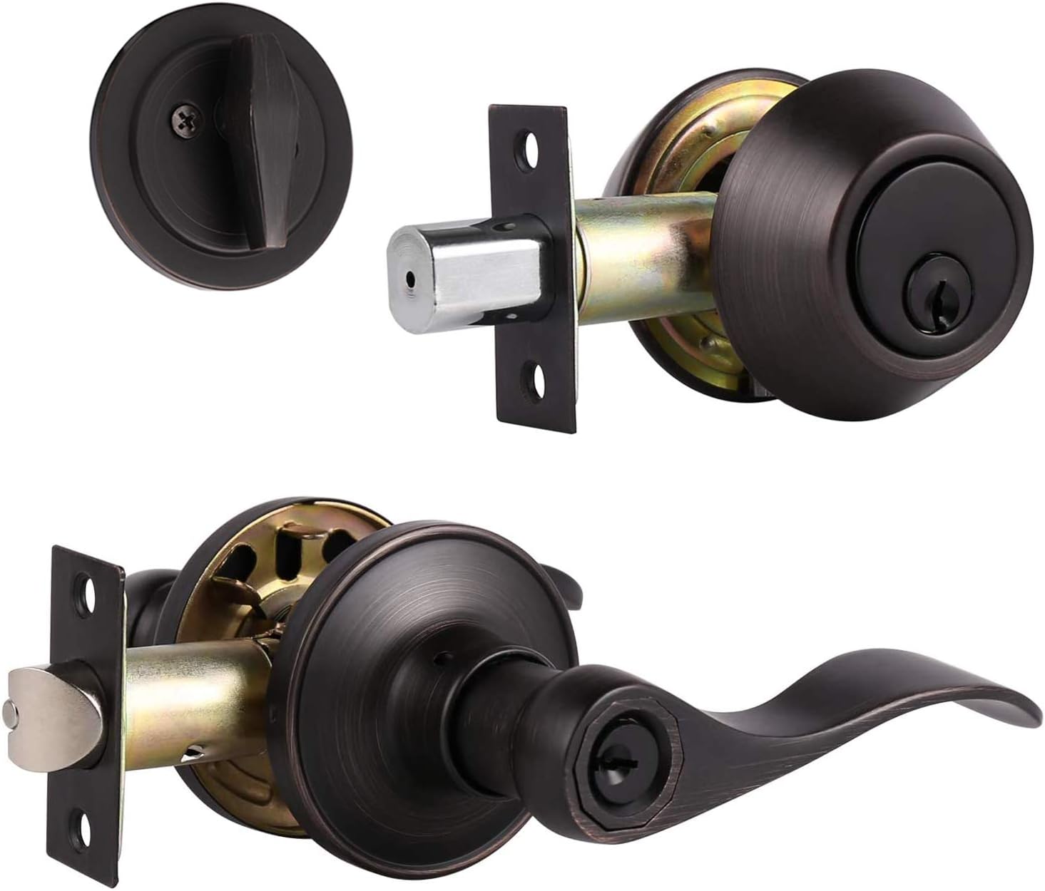Keyed Entry Door Lock Set, Keyed Alike Single Cylinder Deadbolt with