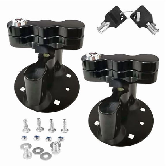 Keyed Locks Kits For Vehicle Storage Boxes Secure Mounting On Roof Racks Cargo Carriers