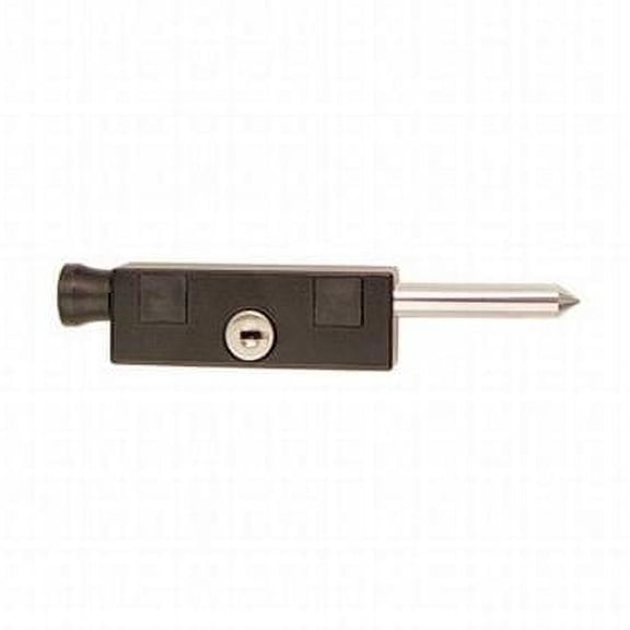 Keyed Patio Bolt, Flat Black