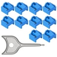 thumbnail image 1 of Keyed RJ45 Security Plug Removable For Data Center AntiTamper Cover Prevention, 1 of 8