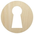 thumbnail image 1 of Keyhole Symbol Wood Shape Unfinished Piece Cutout Craft DIY Projects - 4.70 Inch Size - 1/4 Inch Thick, 1 of 7