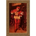 thumbnail image 1 of Keying Up, The Court Jester 24x16 Gold Ornate Wood Framed Canvas Art by William Merritt Chase, 1 of 2