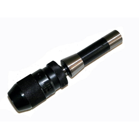 Keyless 1/32"- 1/2" Drill Chuck With R8 Shank Adapter