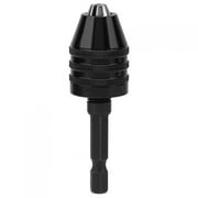 Keyless Chuck Conversion Tool, 0.3-6.5mm 1/4 Keyless Drill Chuck, Drill Chuck, For Mini Power Drill Impact Driver