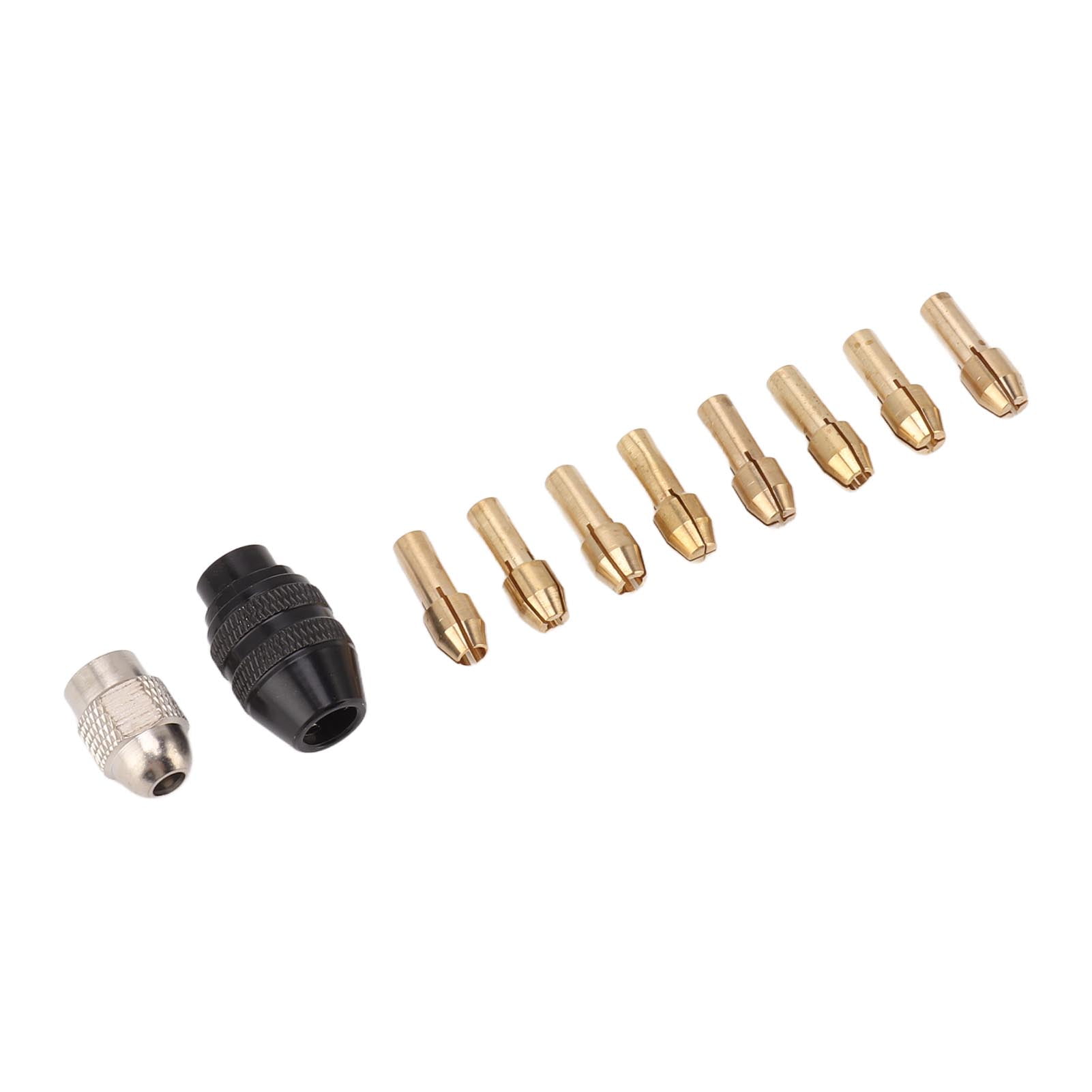 Keyless Chucks, Wide Compatibility 8 Sizes Drill Chuck Collet Set For