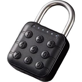 Keyless Combination Lock: 6 Digit Codes Outdoor Padlock, Zinc Alloy Digital Padlock, Push Button Security Combination Lock for Locker, Combination Padlock for Gym, School, Travel