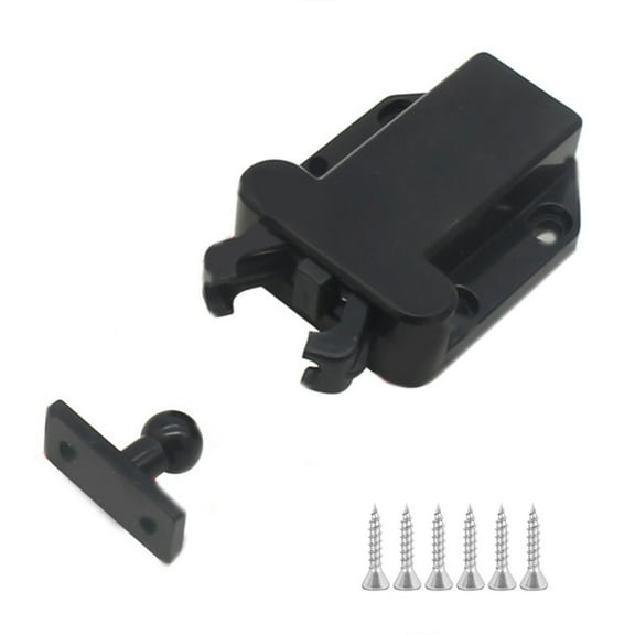 Keyless Door Cupboard for Latch Door Push for Latch Automatic Spring Snap Lock Chassis Cabinet Rebound Bolt Furniture Pu