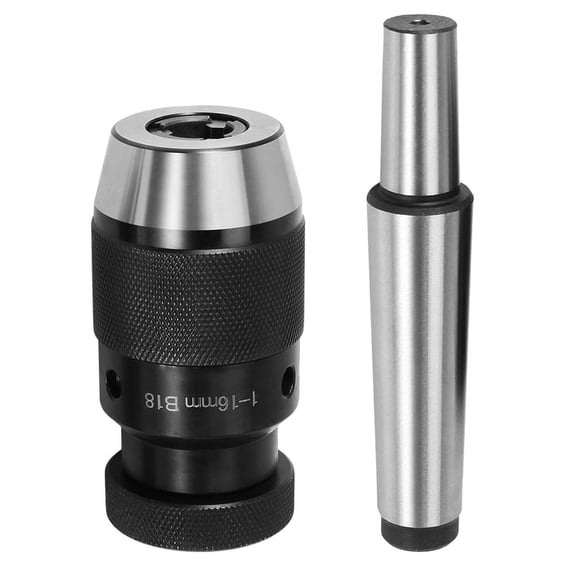 Keyless Drill Chuck 0.2-16mm B18 + MT3 DIN228A Morse Taper Arbor