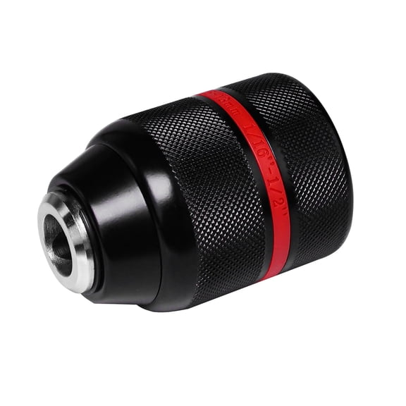 Keyless Drill Chuck 1/2" 20UNF for 1.5-13mm Self-Tightening Quick Change Chuck, Fits M18/M12 Drills & Impact Drivers, Alloy Steel Construction