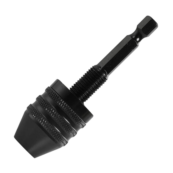Keyless Drill Chuck Adapter for Impact Driver, Quick Change Converter Drill Chuck, Durable Rotary Tool Accessory for Electric Drill, Grinder, Nail Machine, DIY Makers and Craftsmen
