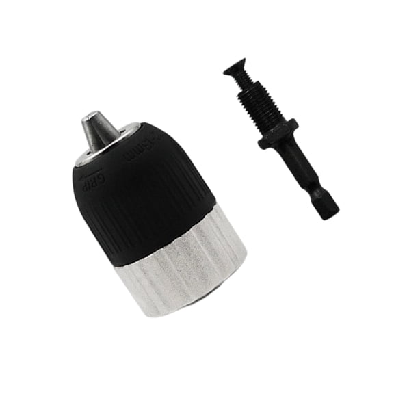 Keyless Drilling Adapter 1.5-13Mm Converter Thread Quick Changing Adapter Driver Wrench Drill Bit Replacement