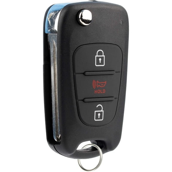 Keyless Entry Car Remote Flip Ignition Key Fob for 2010-2013 Soul 2012-2014 Rio