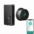 thumbnail image 1 of Keyless Entry Door Lock,Keypad with Code & Palm Vein Recognition Smart Deadbolt,Smart Front Electronic Deadbolt,Bluetooth Digital biometric Door Lock (K10 Double Black), 1 of 3