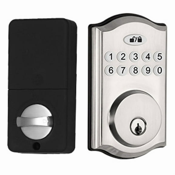 Keyless Entry Door Lock -Keypad Door Lock-Smart Deadbolt Lock-Anti-Peeping Password-Auto Lock Easy to Install
