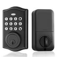 Keyless Entry Door Lock, Smart Deadbolt Auto Lock with Electronic Keypad for Front Door, Home