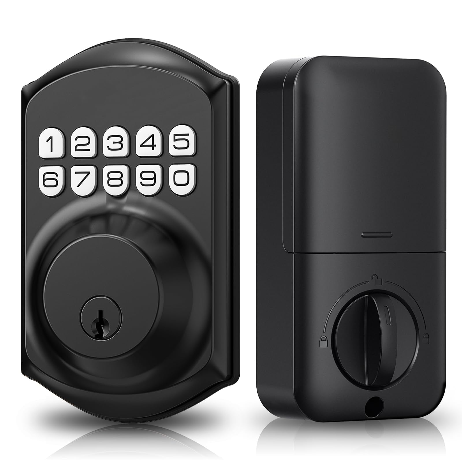Keyless Entry Door Lock with Keypad - Smart Deadbolt Lock for Front ...