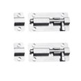thumbnail image 1 of Keyless Entry Door Slide Lock - Thickened Stainless Steel with Easy Installation, Anti-Theft Design for Home Security, 1 of 3