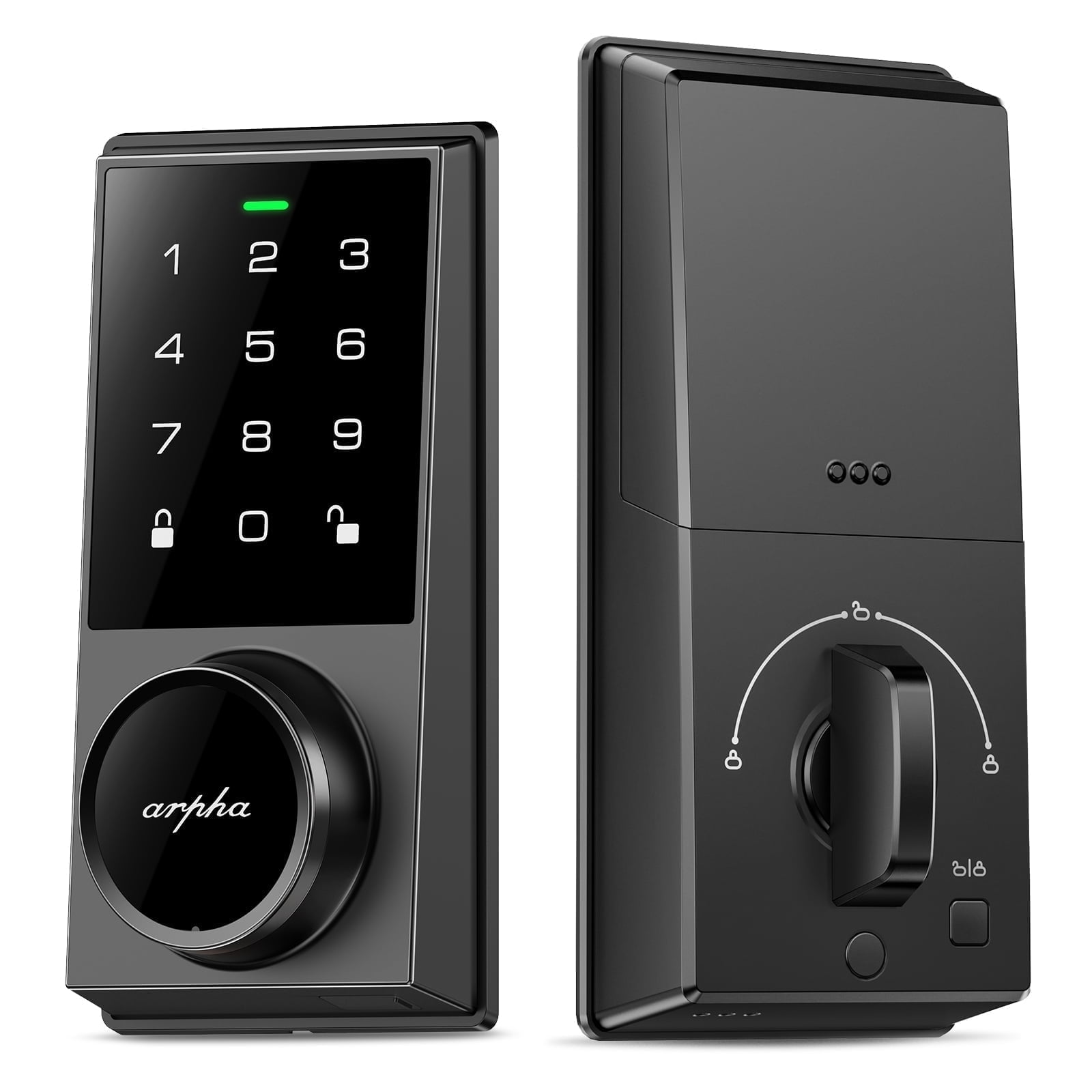 Keyless Entry Keypad Smart Electronic Deadbolt Door Lock with 50 Codes ...