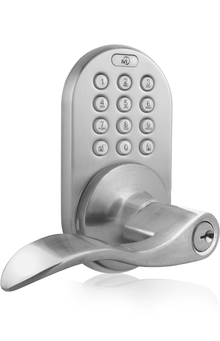 Key Less Handle Lock Keyless Entry Lever Handle Door Lock with Electronic Digital Keypad ...