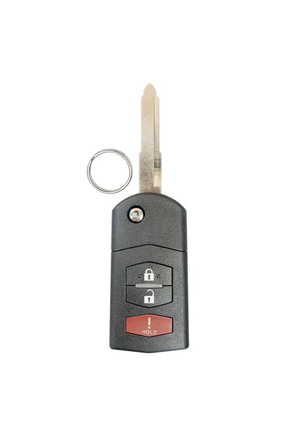 Keyless Entry Remote Car Key Fob for 2005-2008 Mazda 6 RX8 FLIP REMOTE KPU41788 3 BTN 315Mhz 4D63-80 Chip