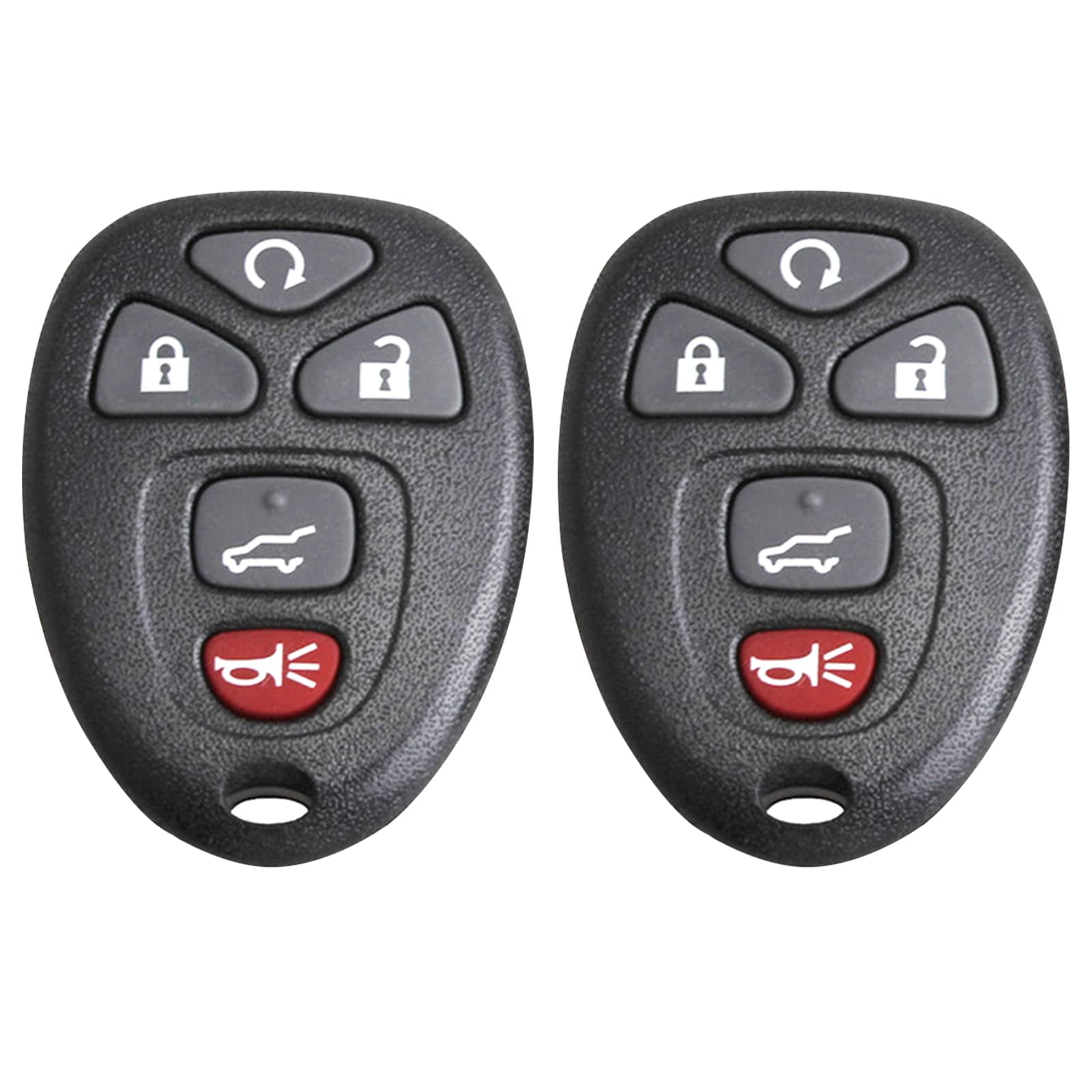 2-Pack Car Key Fob Remote Replacement For GMC/Chevy/Buick/Cadillac (FCCID: OUC60270, OUC60221)