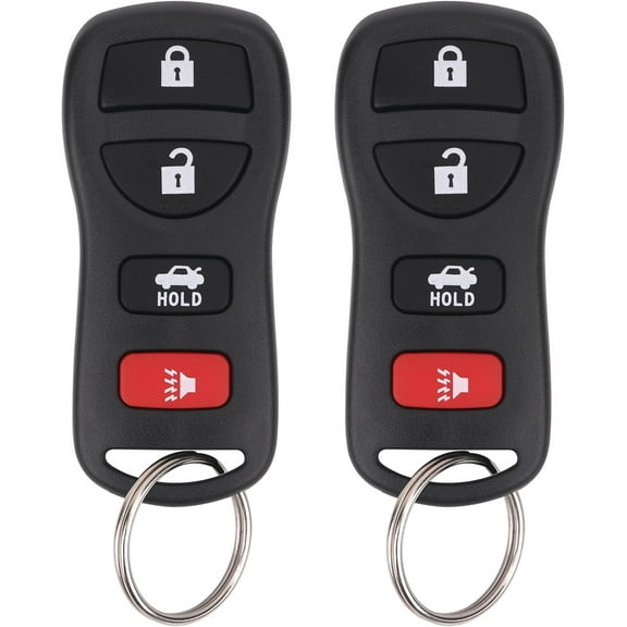 Keyless Entry Remote Control Car Key Fob Compatible with Infiniti EX35 FX35 FX45 I35 G35 QX56, Nissan Altima Armada Maxima Quest Sentra 350Z, Replacement for KBRASTU15 (Pack of 2)