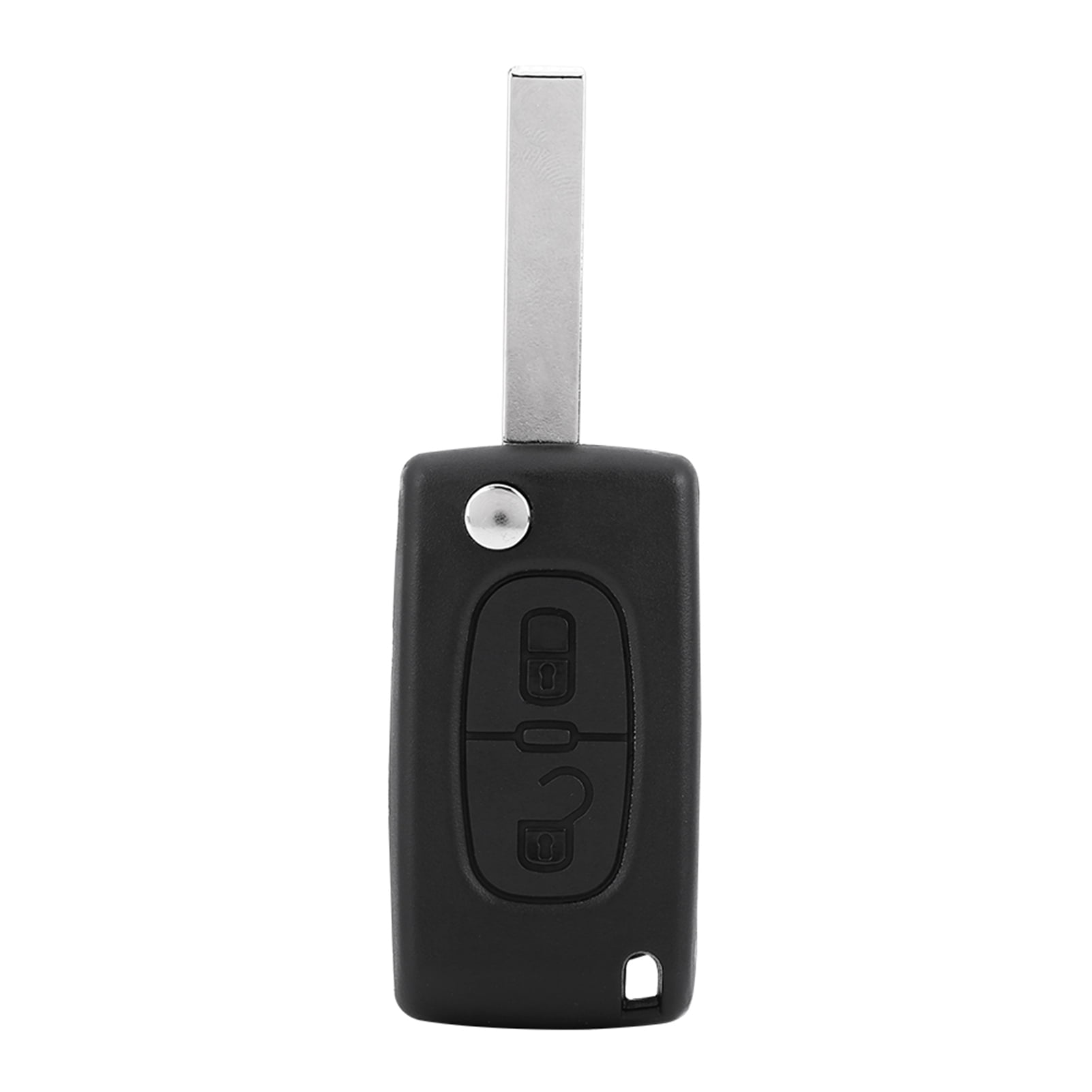 Keyless Entry Remote Control Car Key Fob Replacement, 2 Buttons Car Remote Key Fob ID46 433MHz W