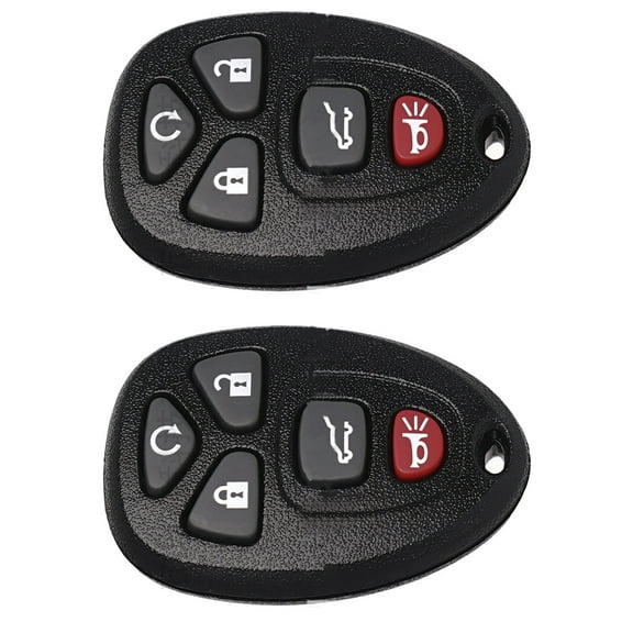 Keyless Entry Remote Control Car Key Fob for Chevrolet/GMC/Cadillac 5 Buttons, CR2032 Battery for Various Models