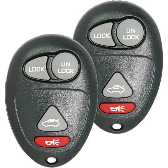 Keyless Entry Remote Control Key Fob Replacement Fits for Buick Century Regal Rendezvous 2001 2002 2003 2004 2005 2006 2007 Pontiac Aztek Grand Prix 2001-2005 L2C0007T 10335582-88