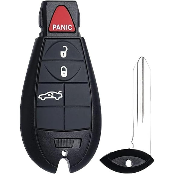 Keyless Entry Remote Control Key Fob Replacement Fits for Challenger 2008 2009 2010 2011 2012 2013 2014 Charger 2008-2013 Magnum 2008 Chrysler 300 2008-2010 05026886AK 433 Mhz