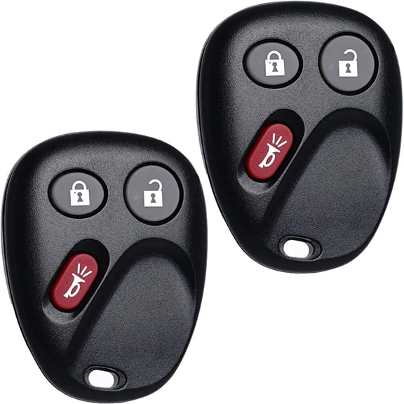 Keyless Entry Remote Control Key Fob Replacement Fits for Chevy Silverado 1500 2500HD 2003-2006 Avalanche Equinox SSR Suburban Tahoe GMC Sierra Yukon XL Hummer H2 Cadillac Escalade LHJ011